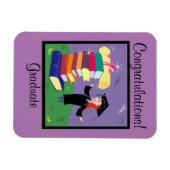 Herzlichen Glückwunsch Graduate! Gastgeschenk-Magn Magnet (Horizontal)