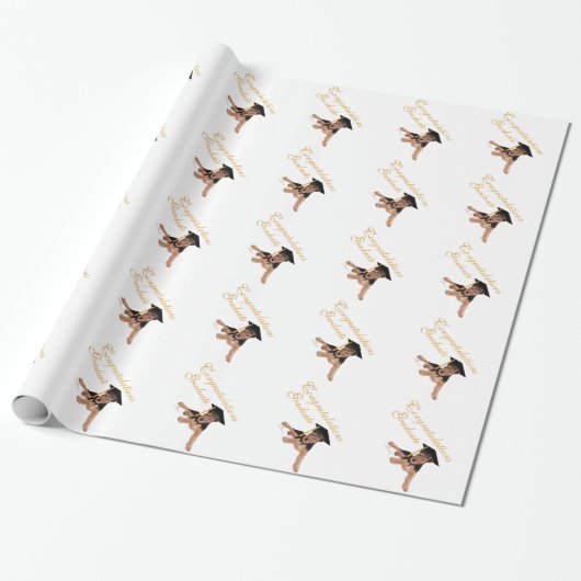 Herzlichen Glückwunsch Graduate Geschenkpapier (Ungerollt)