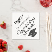 Herzlichen Glückwunsch Graduate Graduate Party Nap Serviette (Beispiel)