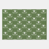 Herzlichen Glückwunsch Graduate Graduation Cap Arm Geschenkpapier Set (Vorderseite)