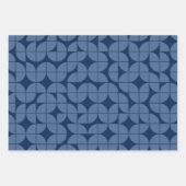 Herzlichen Glückwunsch Graduate Graduation Cap bla Geschenkpapier Set (Vorderseite 3)