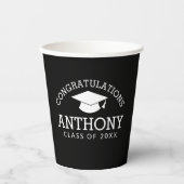 Herzlichen Glückwunsch Graduate - Graduation Cap C Pappbecher (Vorderseite)