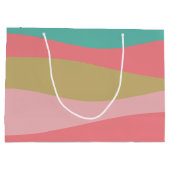 Herzlichen Glückwunsch Graduate Graduation Cap Mod Große Geschenktüte (Rückseite)