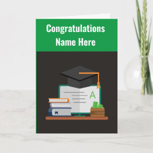 Herzlichen Glückwunsch Graduate Grußkarte Karte