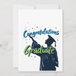 Herzlichen Glückwunsch Graduate: Happy Abschluss C Einladung