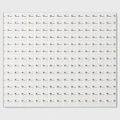 Herzlichen Glückwunsch Graduate, Hat, Tassel, Blue Geschenkpapier (Flach)