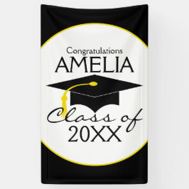 Herzlichen Glückwunsch Graduate Individuelle Name Banner