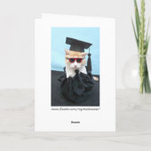 Herzlichen Glückwunsch Graduate! Karte (Rückseite)