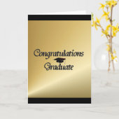 Herzlichen Glückwunsch Graduate Karte (Gelbe Blume)