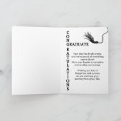 Herzlichen Glückwunsch Graduate Karte (Innenseite)