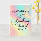 Herzlichen Glückwunsch Graduate Karte (Gelbe Blume)