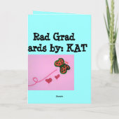 Herzlichen Glückwunsch Graduate!! Karte (Rückseite)