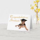 Herzlichen Glückwunsch Graduate Karte (Gelbe Blume)