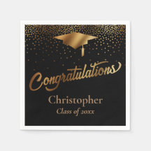 Herzlichen Glückwunsch Graduate, Klasse des Goldes