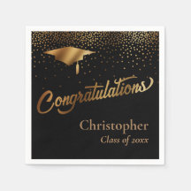 Herzlichen Glückwunsch Graduate, Klasse des Goldes