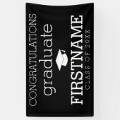 Herzlichen Glückwunsch Graduate - Klasse jedes Jah Banner (Vertikal)