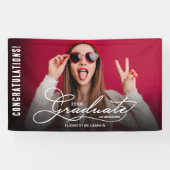 Herzlichen Glückwunsch Graduate Modernes Foto Banner (Horizontal)