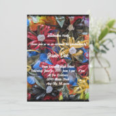 Herzlichen Glückwunsch Graduate Money Lei Party Ei Einladung (Stehend Vorderseite)