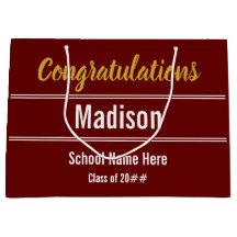 Herzlichen Glückwunsch Graduate Name Dark Red Absc