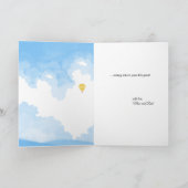 Herzlichen Glückwunsch Graduate oder Award Hot Air Karte (Innenseite)