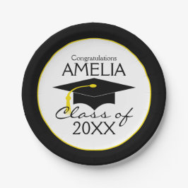 Herzlichen Glückwunsch Graduate Pappteller