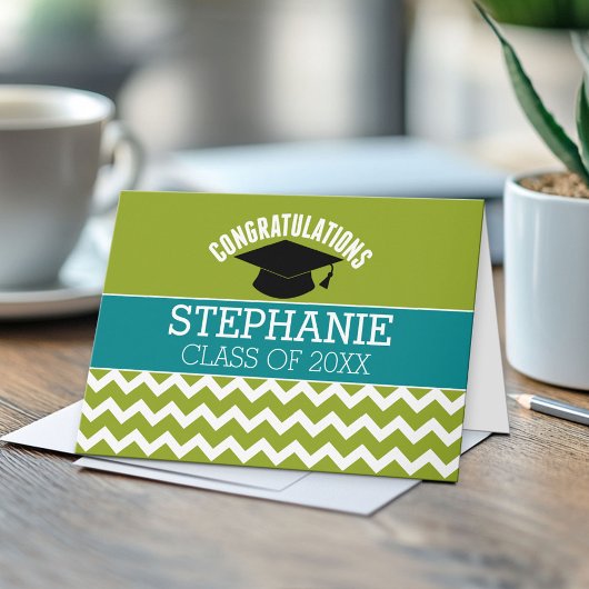 Herzlichen Glückwunsch Graduate - Personalisierter Karte