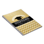 Herzlichen Glückwunsch Graduate - Personalisierter Notizblock (Rechte Seite)