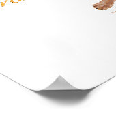 Herzlichen Glückwunsch Graduate Poster (Ecke)