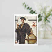 Herzlichen Glückwunsch Graduate Postkarte (Stehend Vorderseite)