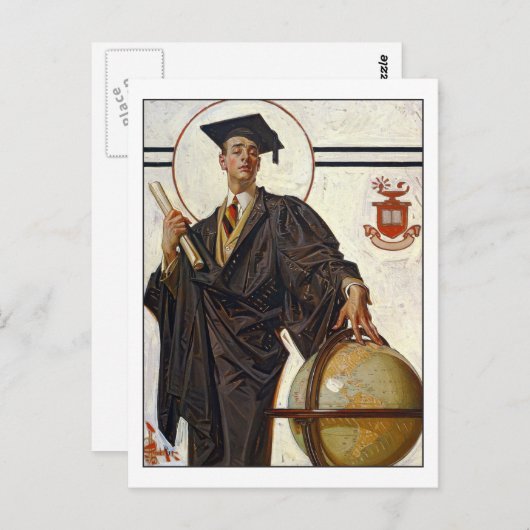 Herzlichen Glückwunsch Graduate Postkarte (Vorne/Hinten)