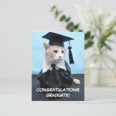 Herzlichen Glückwunsch Graduate! Postkarte (Stehend Vorderseite)
