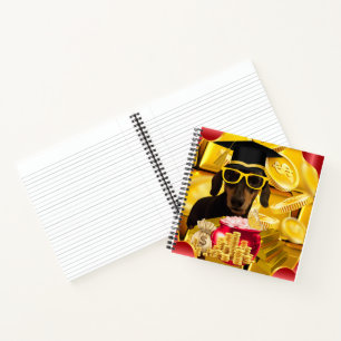 Herzlichen Glückwunsch Graduate Spirale Notebook Notizblock