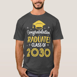 Herzlichen Glückwunsch Graduates Klasse von 2030 S T-Shirt