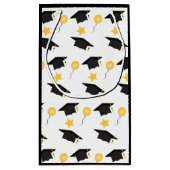 Herzlichen Glückwunsch Graduation Cap Balloon Must Kleine Geschenktüte (Rückseite)