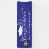 Herzlichen Glückwunsch Graduation Dentist Dental Banner (Vertikal)