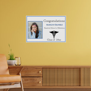 Herzlichen Glückwunsch Graduiert School of Medicin Poster