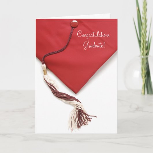 Herzlichen Glückwunsch Graduierte Karte (Vorderseite)