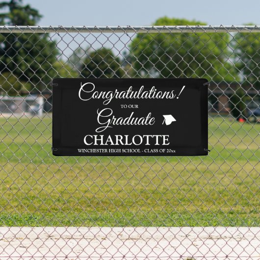 Herzlichen Glückwunsch Graduierung benutzerdefinie Banner (InSitu)