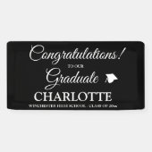 Herzlichen Glückwunsch Graduierung benutzerdefinie Banner (Horizontal)