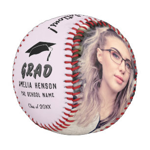 Herzlichen Glückwunsch Grand Pink Abschluss 2 Foto Baseball