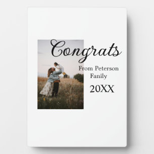 Herzlichen Glückwunsch Gratulation Familienname Fo Fotoplatte