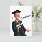 Herzlichen Glückwunsch Grußkarte (Stehend Vorderseite)