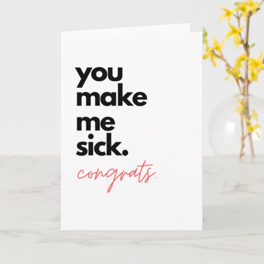 Herzlichen Glückwunsch Grußkarte, Glückwunsch Karte (Gelbe Blume)