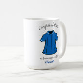 Herzlichen Glückwunsch, Hebamme zu werden Kaffeetasse (VorderseiteRechts)