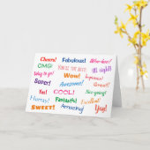 Herzlichen Glückwunsch Herzlichen Glückwunsch! Karte (Gelbe Blume)