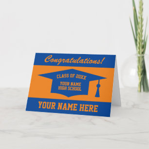 Herzlichen Glückwunsch High School Abschluss Class Karte