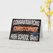 Herzlichen Glückwunsch High School Abschluss Karte (Gelbe Blume)