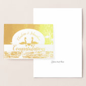 Herzlichen Glückwunsch Hochzeit/ Jubiläum/ Verlobu Folienkarte (Anzeige)