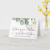 Herzlichen Glückwunsch Hochzeit Just Married Braut Karte (Gelbe Blume)