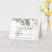 Herzlichen Glückwunsch Hochzeit Just Married Braut Karte (Gelbe Blume)